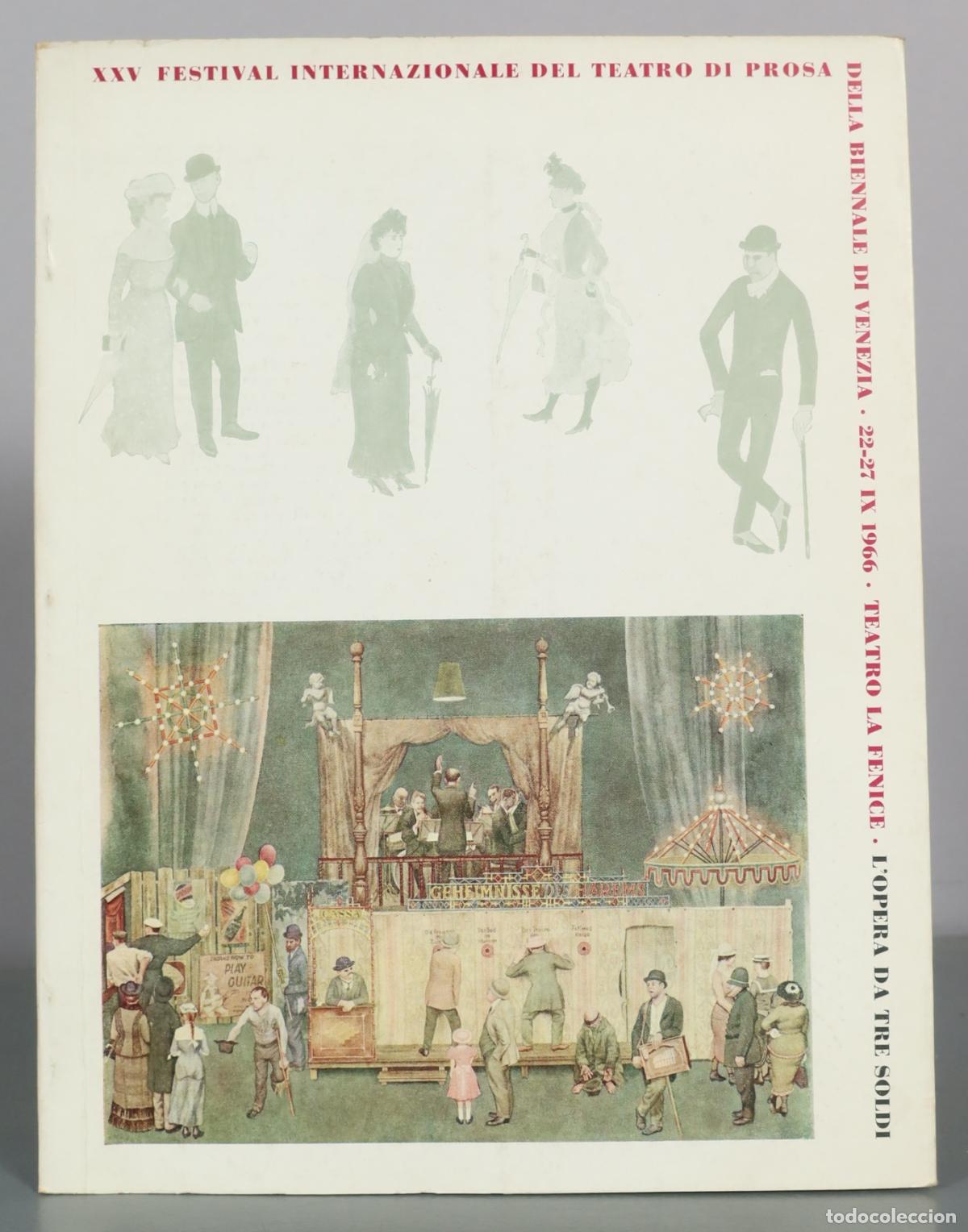 Libros de segunda mano: XXV Festival Internazionale del Teatro di Prosa - Della Biennale di Venezia - L'Opera da tre soldi -