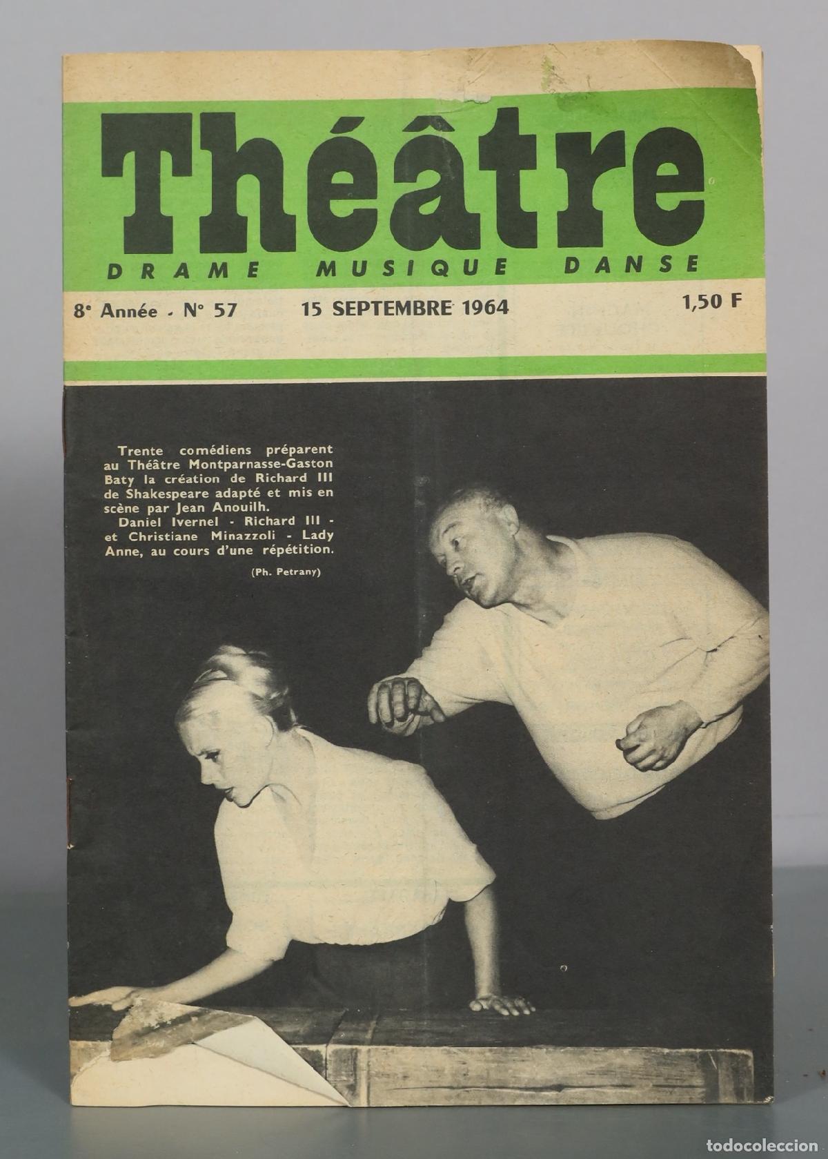 Libros de segunda mano: Th&eacute;&acirc;tre Drame Musique Danse - N&ordm; 57
