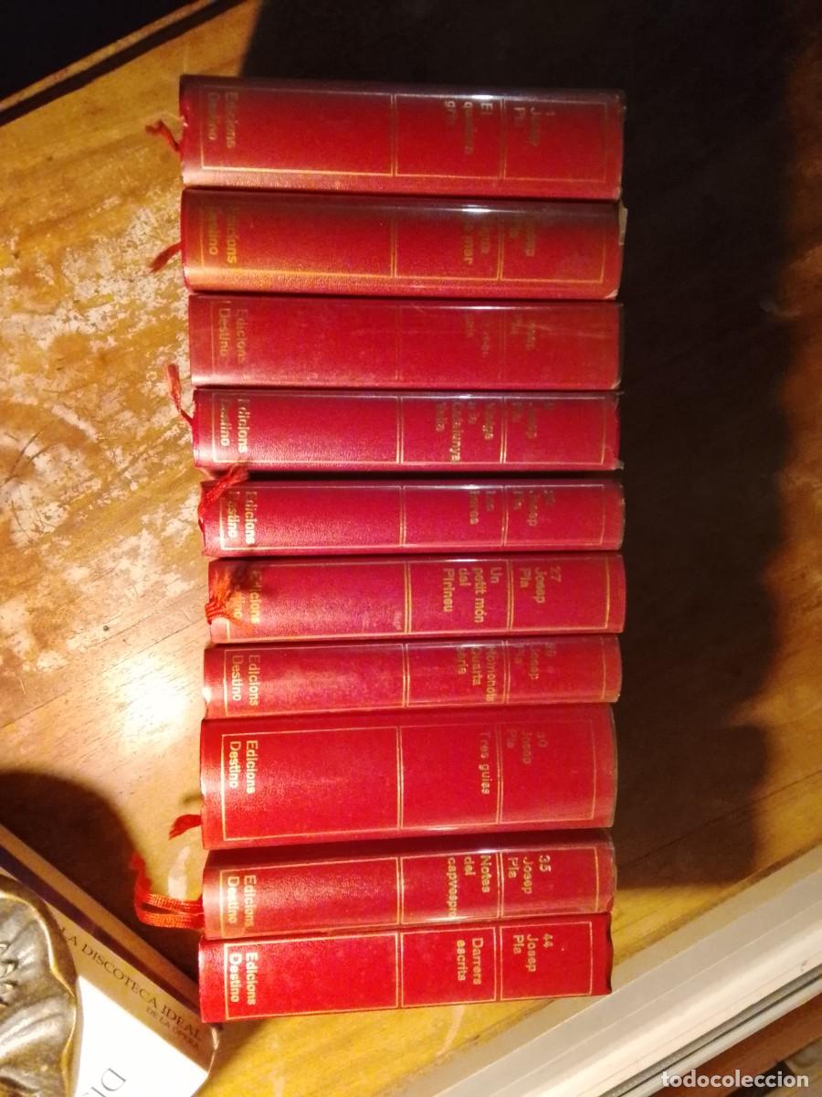 Libros de segunda mano: 10 obras de Josep Pla, catal&aacute;n