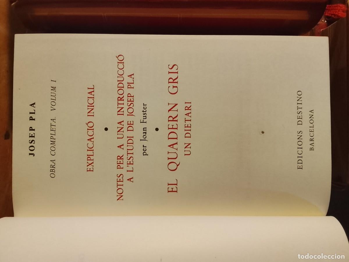 Libros de segunda mano: 10 obras de Josep Pla, catal&aacute;n - Foto 3
