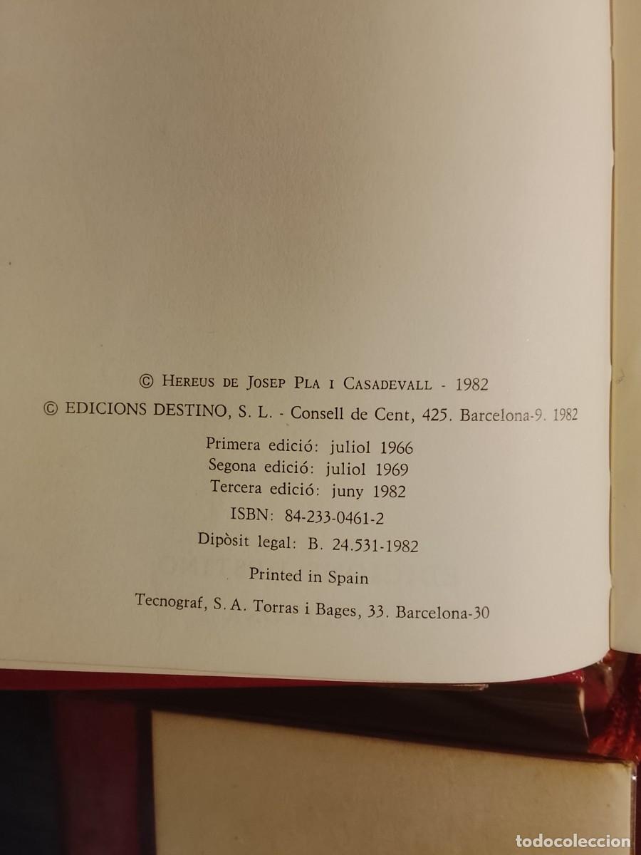 Libros de segunda mano: 10 obras de Josep Pla, catal&aacute;n - Foto 5