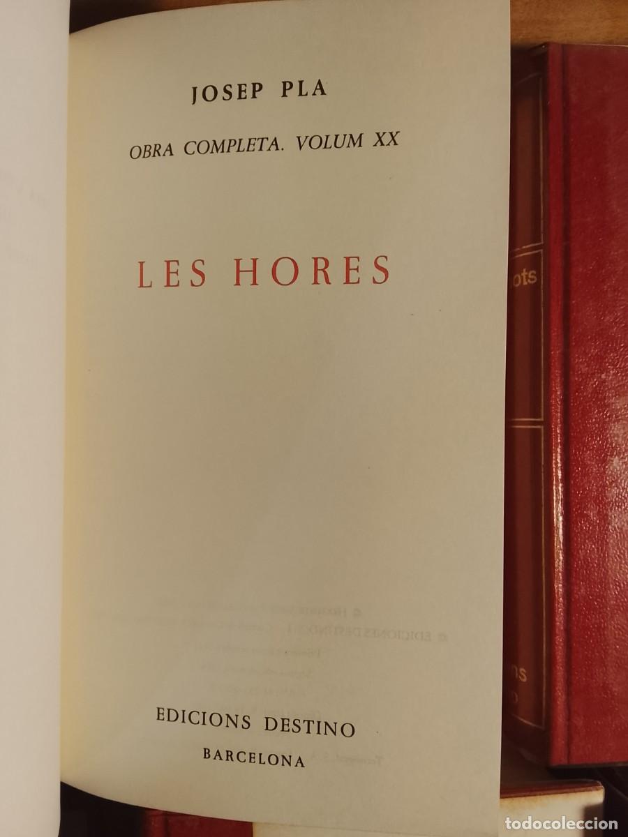 Libros de segunda mano: 10 obras de Josep Pla, catal&aacute;n - Foto 6