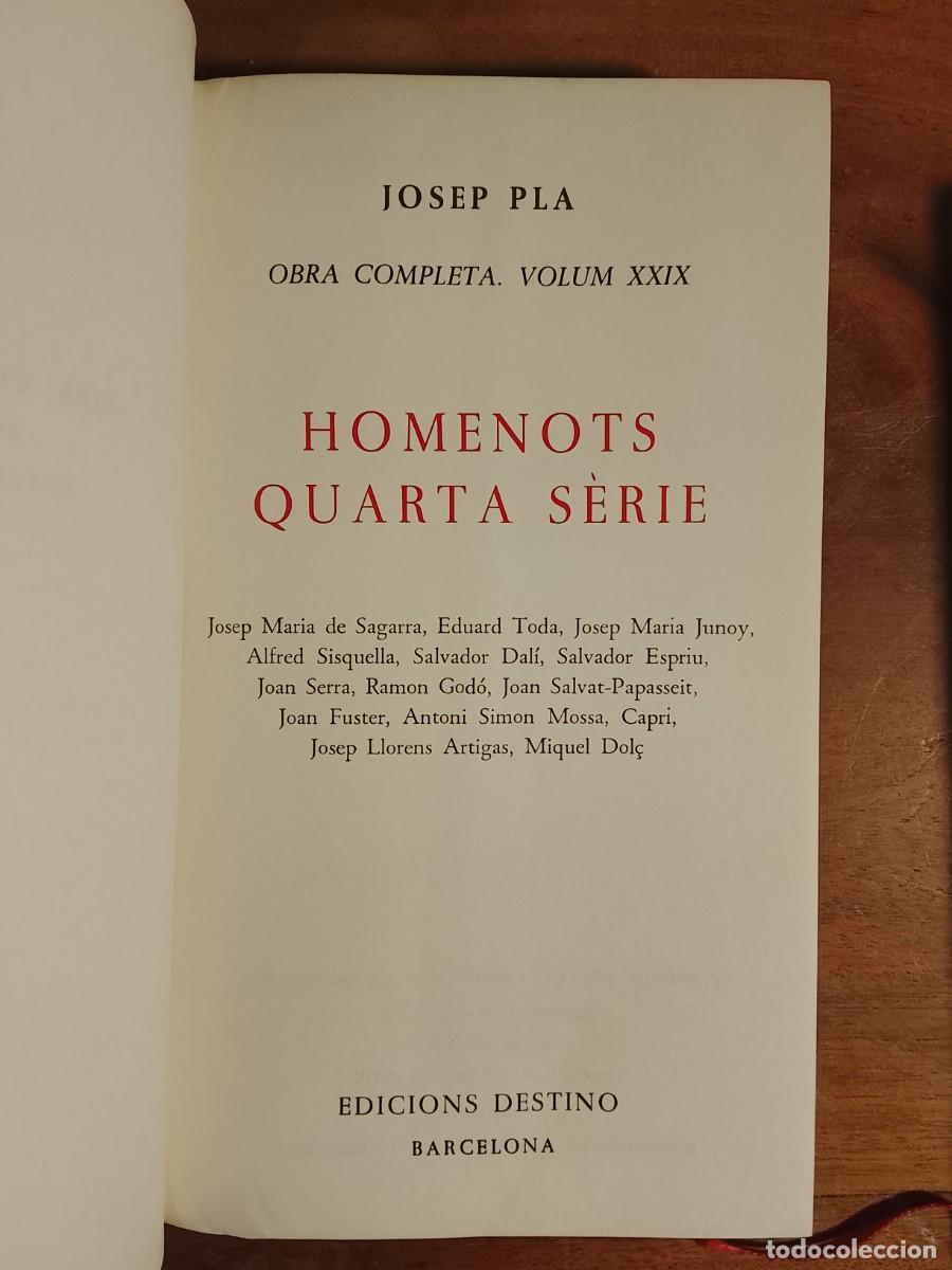 Libros de segunda mano: 10 obras de Josep Pla, catal&aacute;n - Foto 8