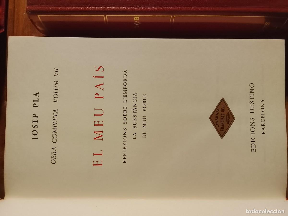 Libros de segunda mano: 10 obras de Josep Pla, catal&aacute;n - Foto 12