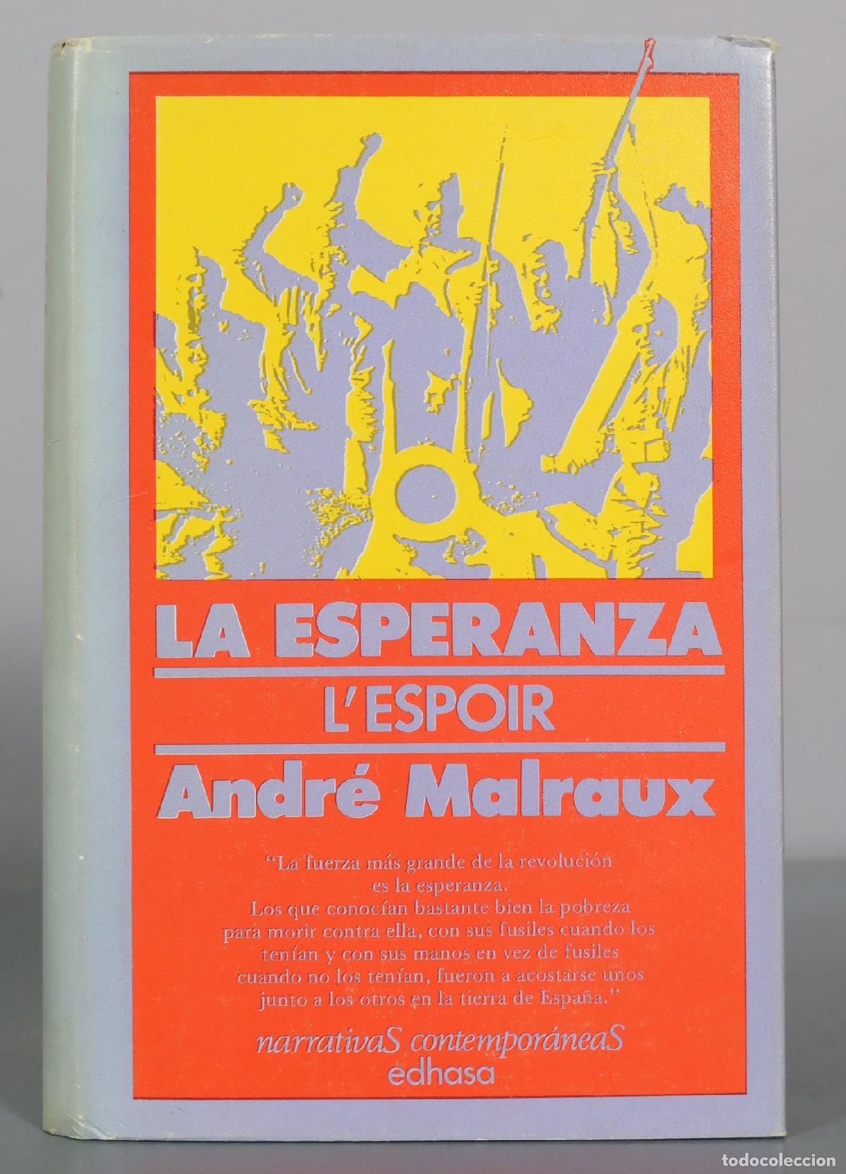 Libros de segunda mano: La esperanza - Andr&eacute; Malraux - Edhasa
