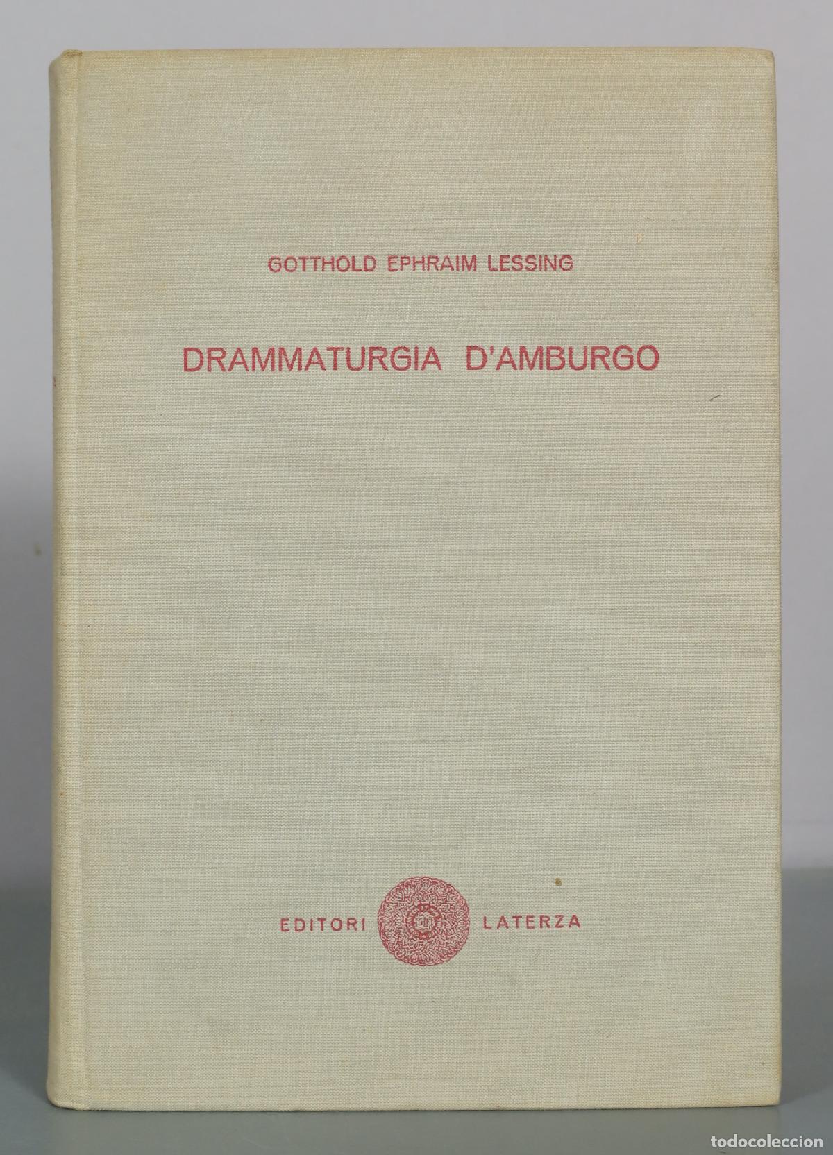 Gebrauchte B&uuml;cher: Drammaturgia d'Amburgo - Gotthold Ephraim Lessing - Editori Laterza