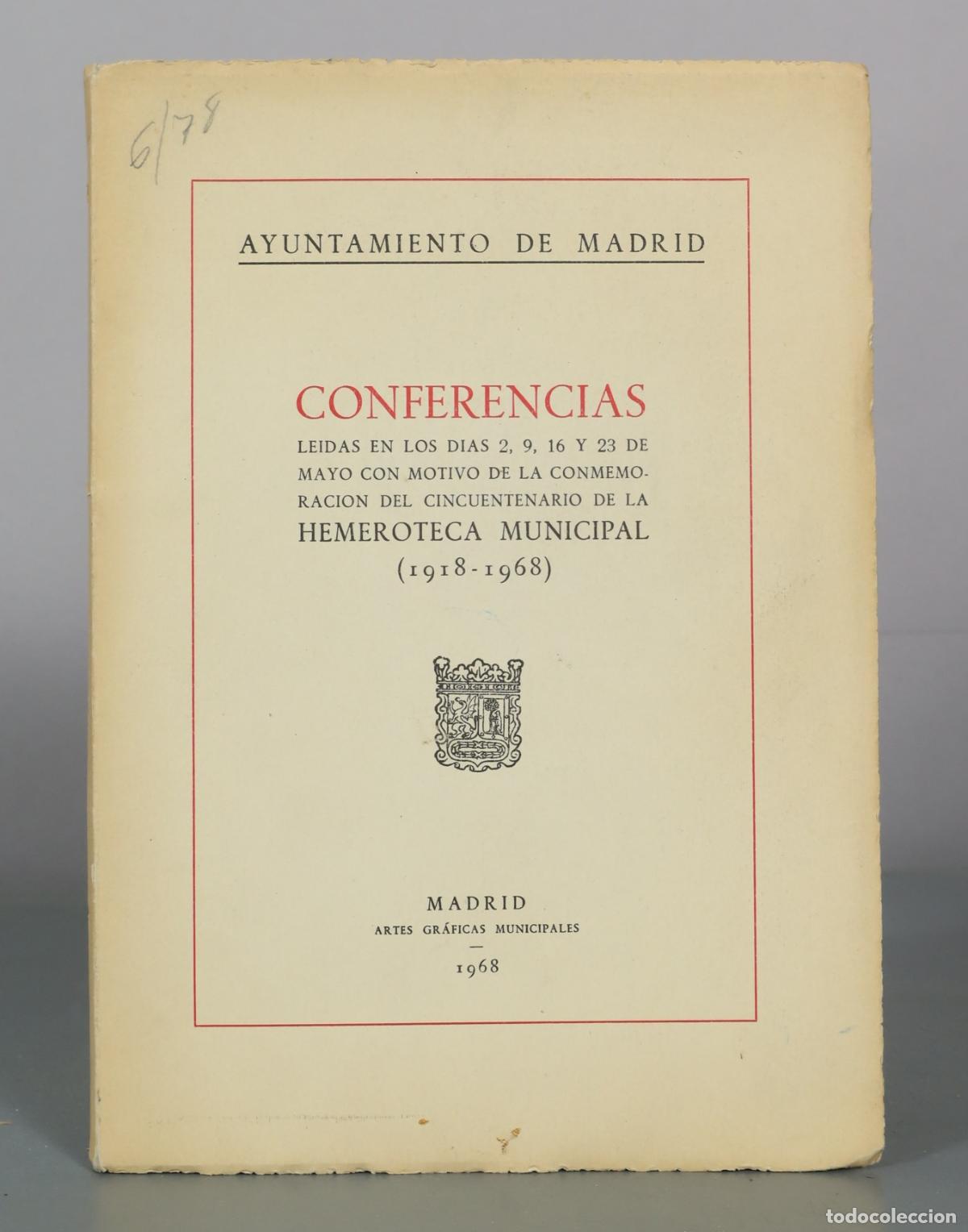 Libros de segunda mano: Conferencias leidas en los dias 2, 9, 16 y 23 de mayo con motivo de la conmemoracion del