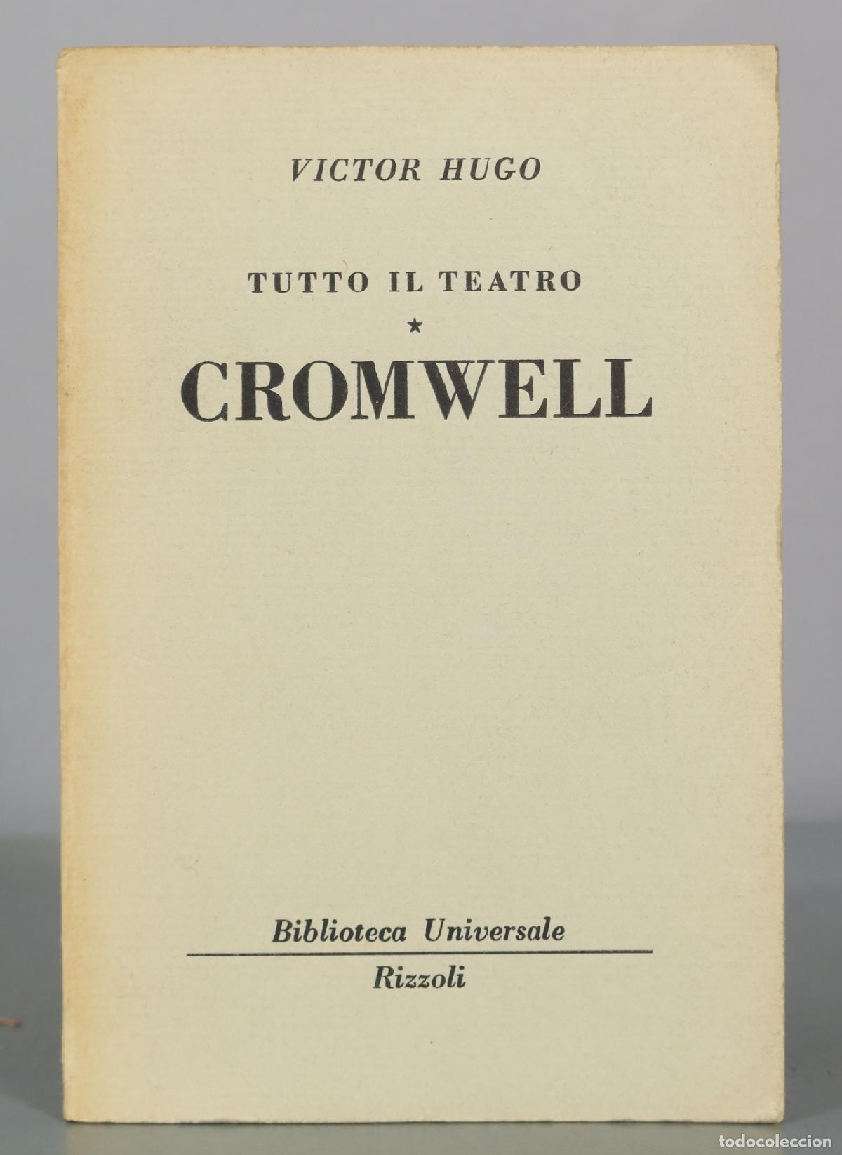 Libros de segunda mano: Cromwell - Victor Hugo - Rizzoli