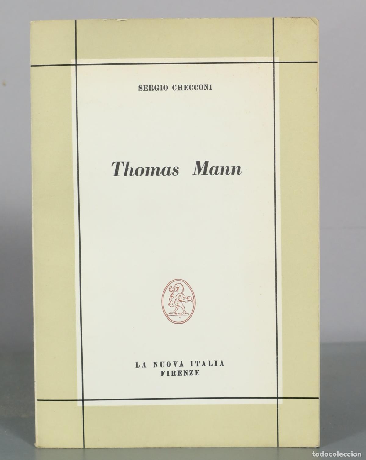 Libros de segunda mano: Thomas Mann - Sergio Cecconi - La Nuova Italia