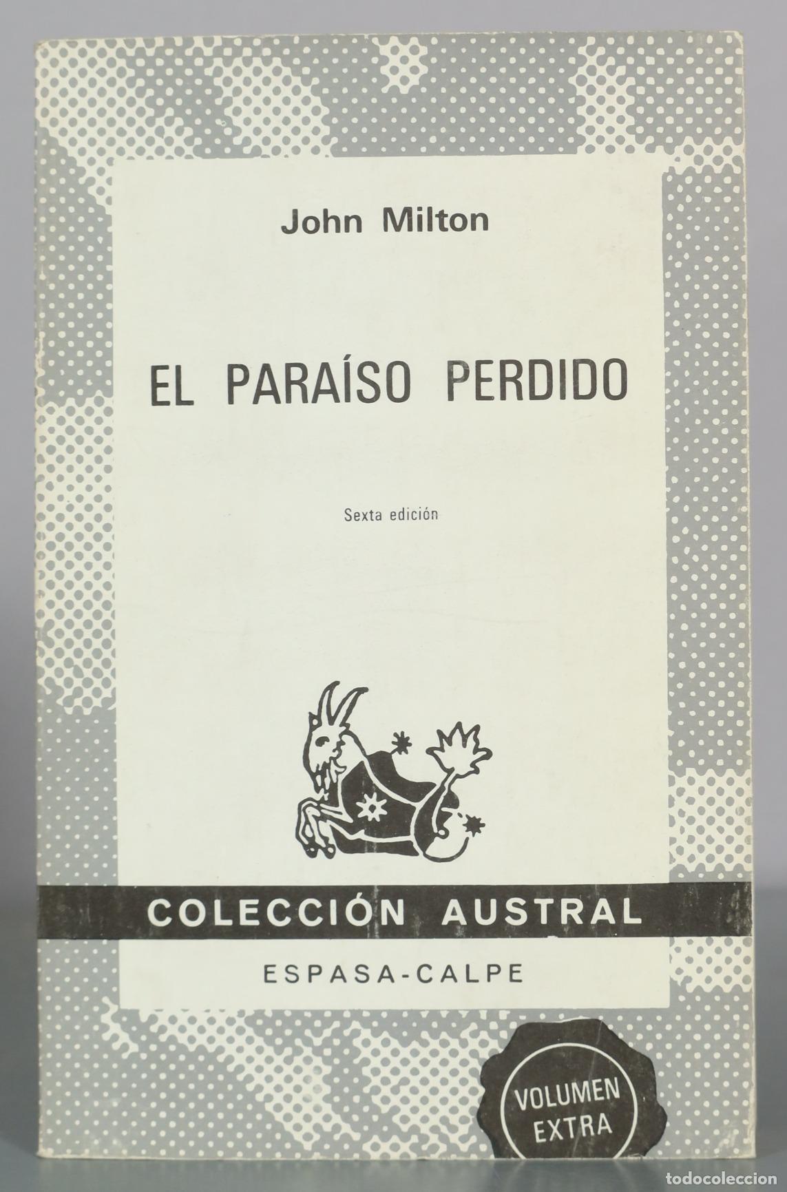Libros de segunda mano: El para&iacute;so perdido - John Milton - Espasa-Calpe