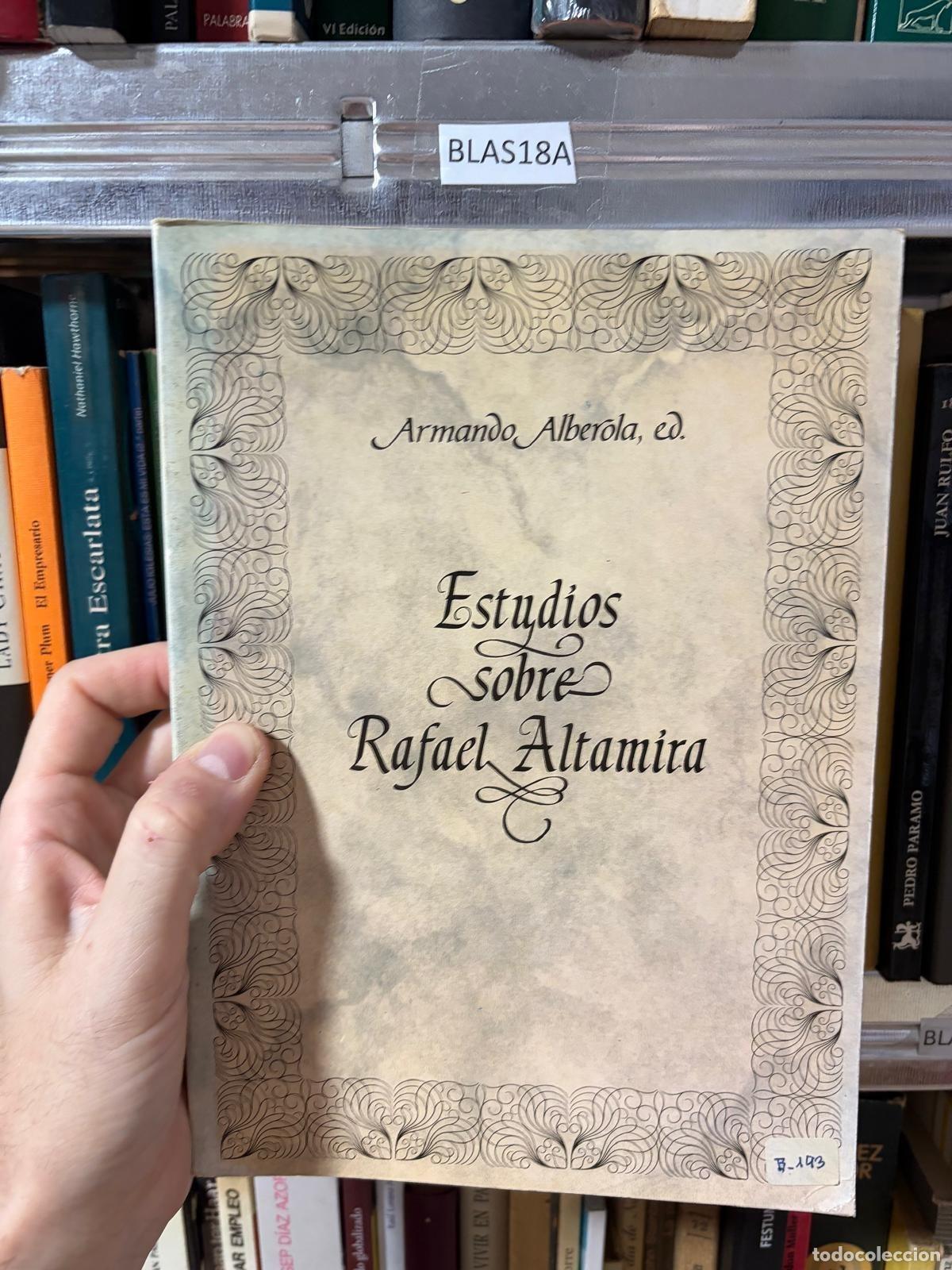 Libros de segunda mano: Ensayos sobre Rafael Altamira