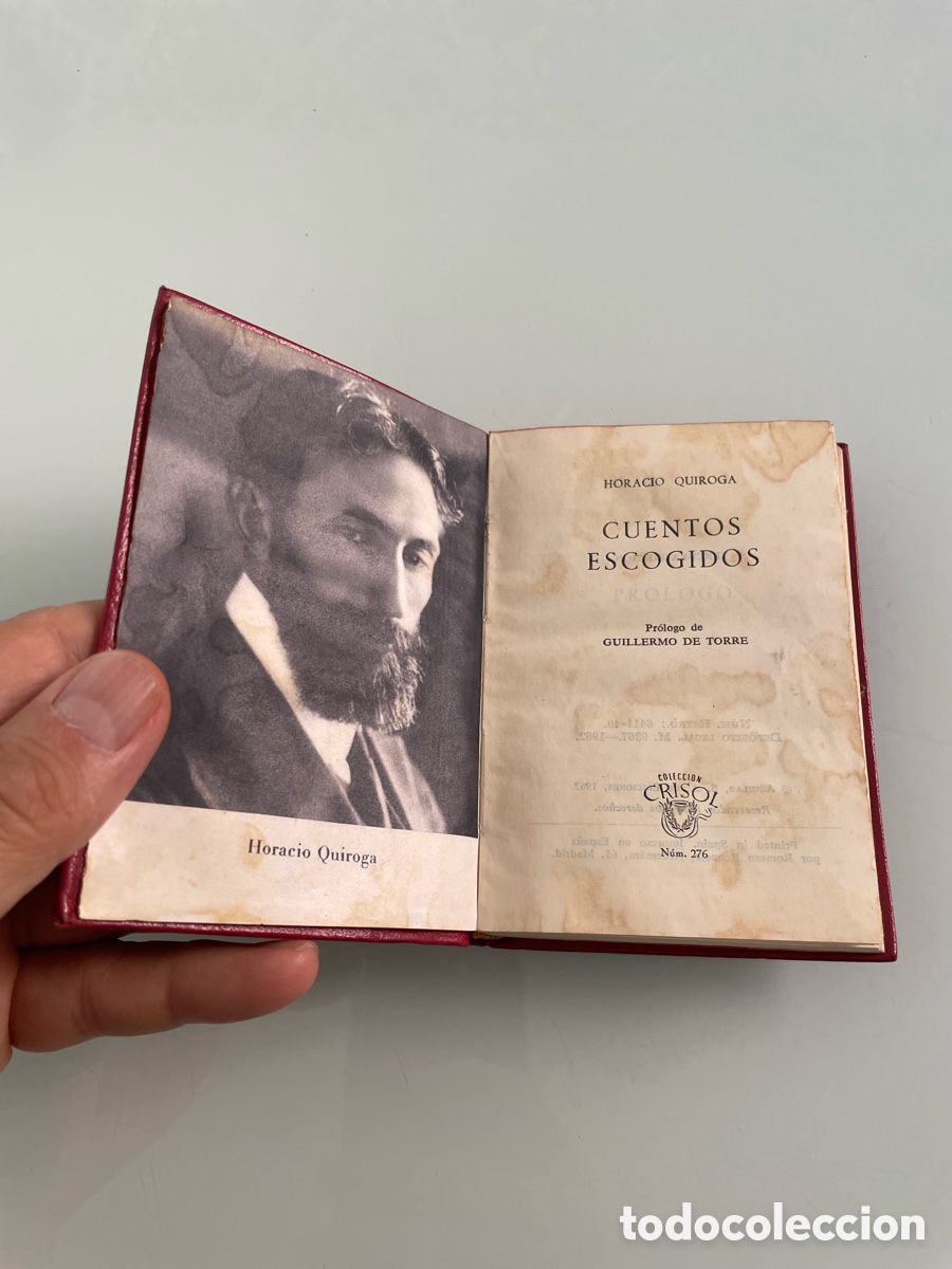 Libros de segunda mano: Horacio Quiroga. Cuentos Escogidos. Aguilar Crisol 276 3&ordf; ed. 1962