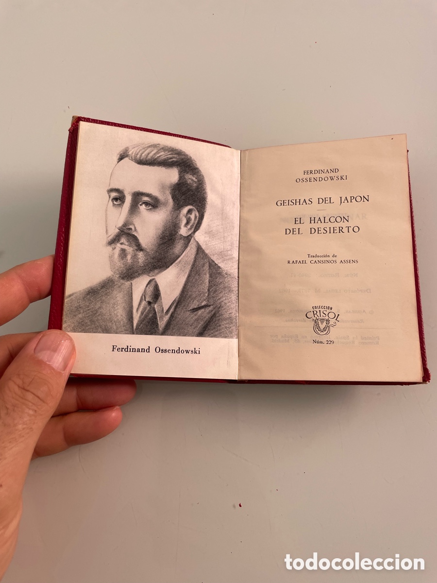 Libros de segunda mano: Geishas del Jap&oacute;n - El Halc&oacute;n del desierto. Ferdinand Osaendowski. Aguilar Crisol 229. 3&ordf; ed. 1962