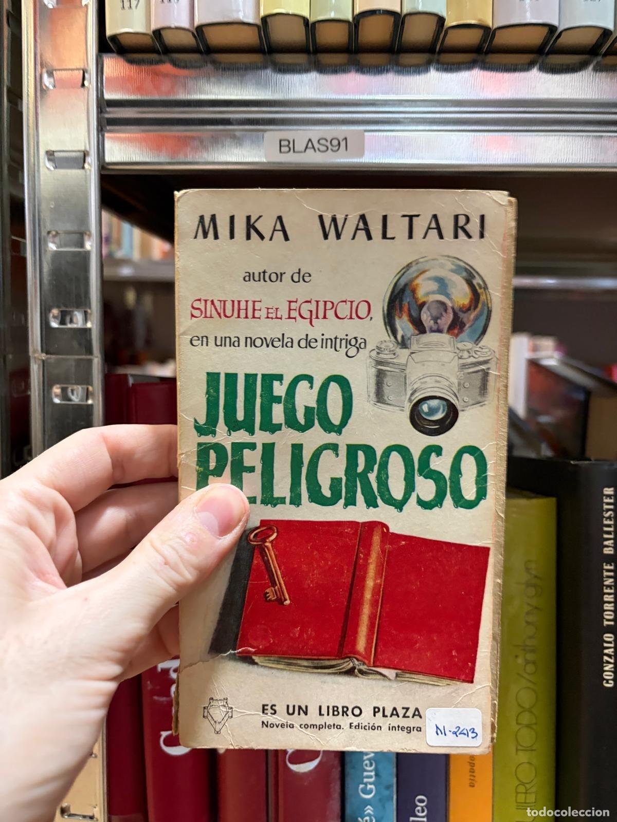 Libros de segunda mano: BLAS91 Juego peligroso Mika Waltari Es un Libro Plaza