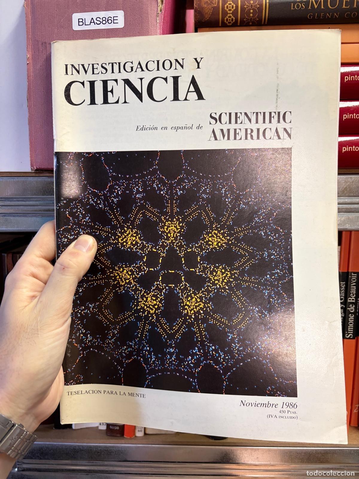 Libros de segunda mano: BLAS86E Investigaci&oacute;n y Ciencia. Noviembre 1986 - Scientific American