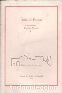 Libros de segunda mano: Aula de Poes&iacute;a. Dirigida por Jos&eacute; Luis Morante