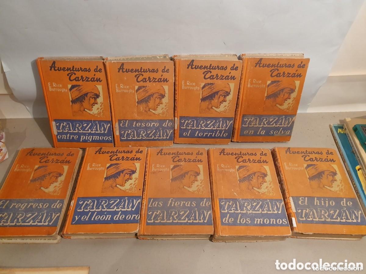 Second hand books: Edgar Rice Burroughs - Tarz&aacute;n COMPLETA 11 tomos Ed. Gustavo Gili A&ntilde;os 40' VER Y PREGUNTAR DETALLE