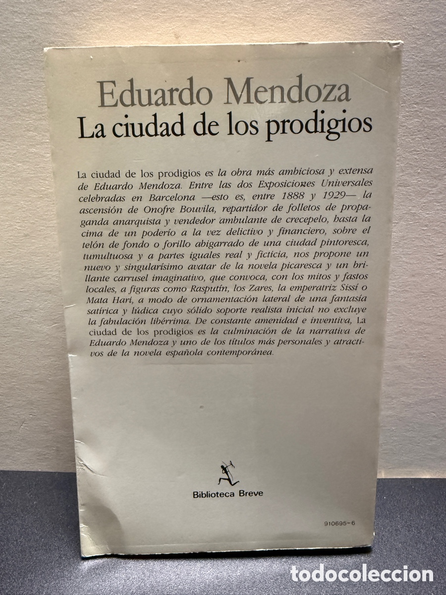 Libros de segunda mano: Eduardo Mendoza - La Ciudad De Los Prodigios - Foto 2