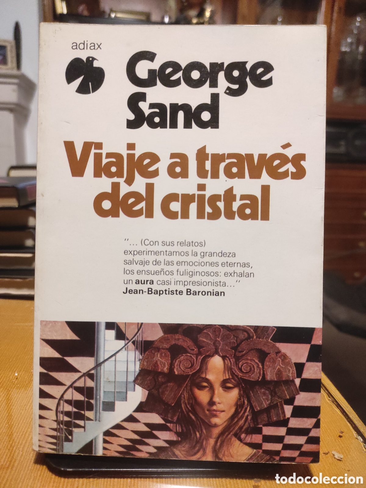 Libros de segunda mano: Viaje a trav&eacute;s del cristal. George Sand. Adiax Ciencia ficci&oacute;n (PEDIDO MINIMO 10&euro;)
