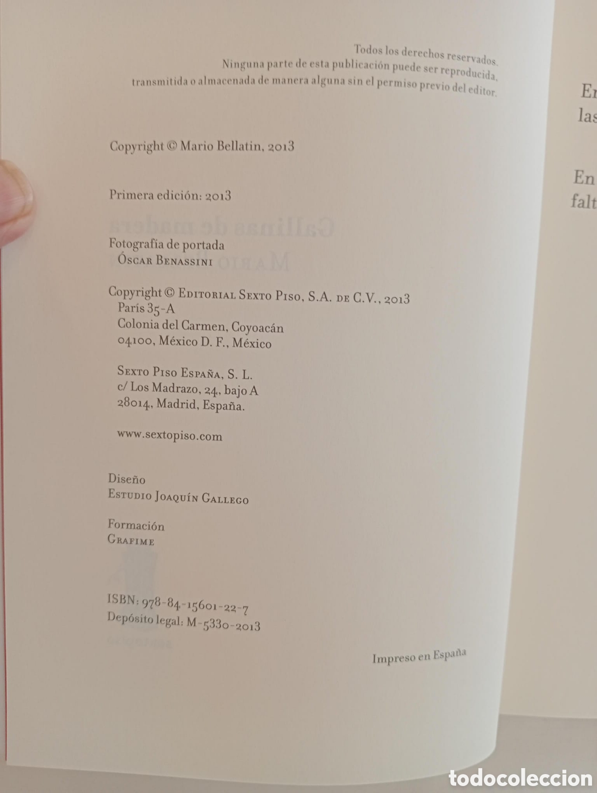 Libros de segunda mano: Gallinas de madera / Mario Bellatin - Foto 4