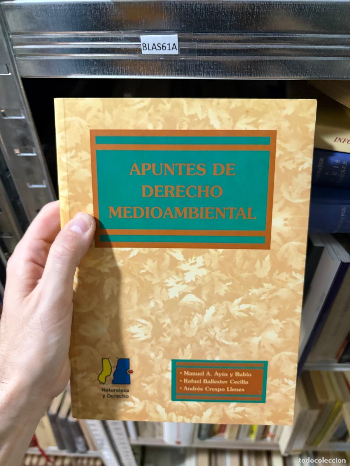 Libros de segunda mano: BLAS61A Apuntes de derecho medioambiental