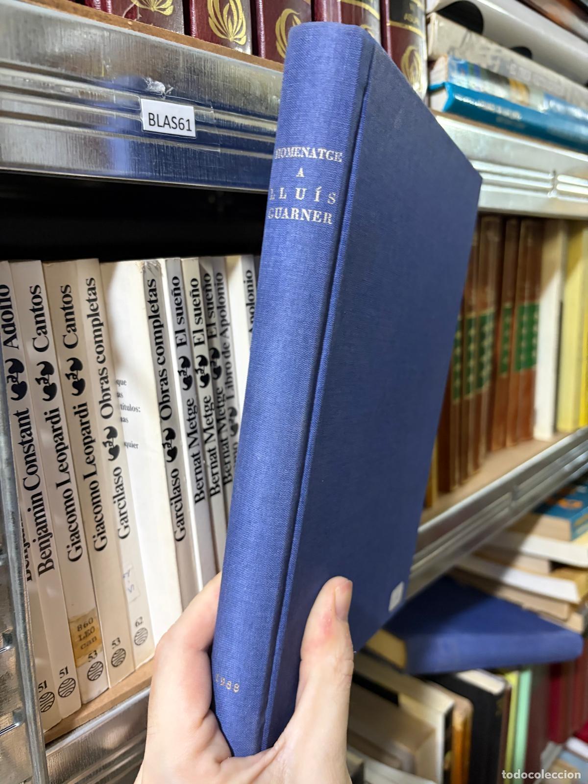 Libros de segunda mano: BLAS61 HOMENATGE A LLUIS GUARNER