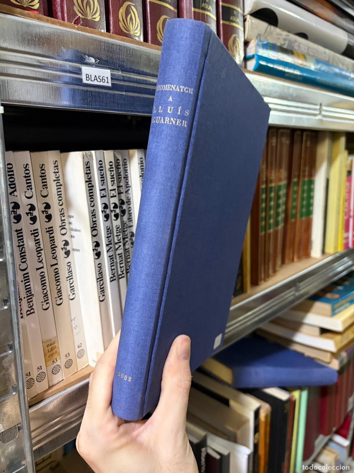 Libros de segunda mano: BLAS61 HOMENATGE A LLUIS GUARNER