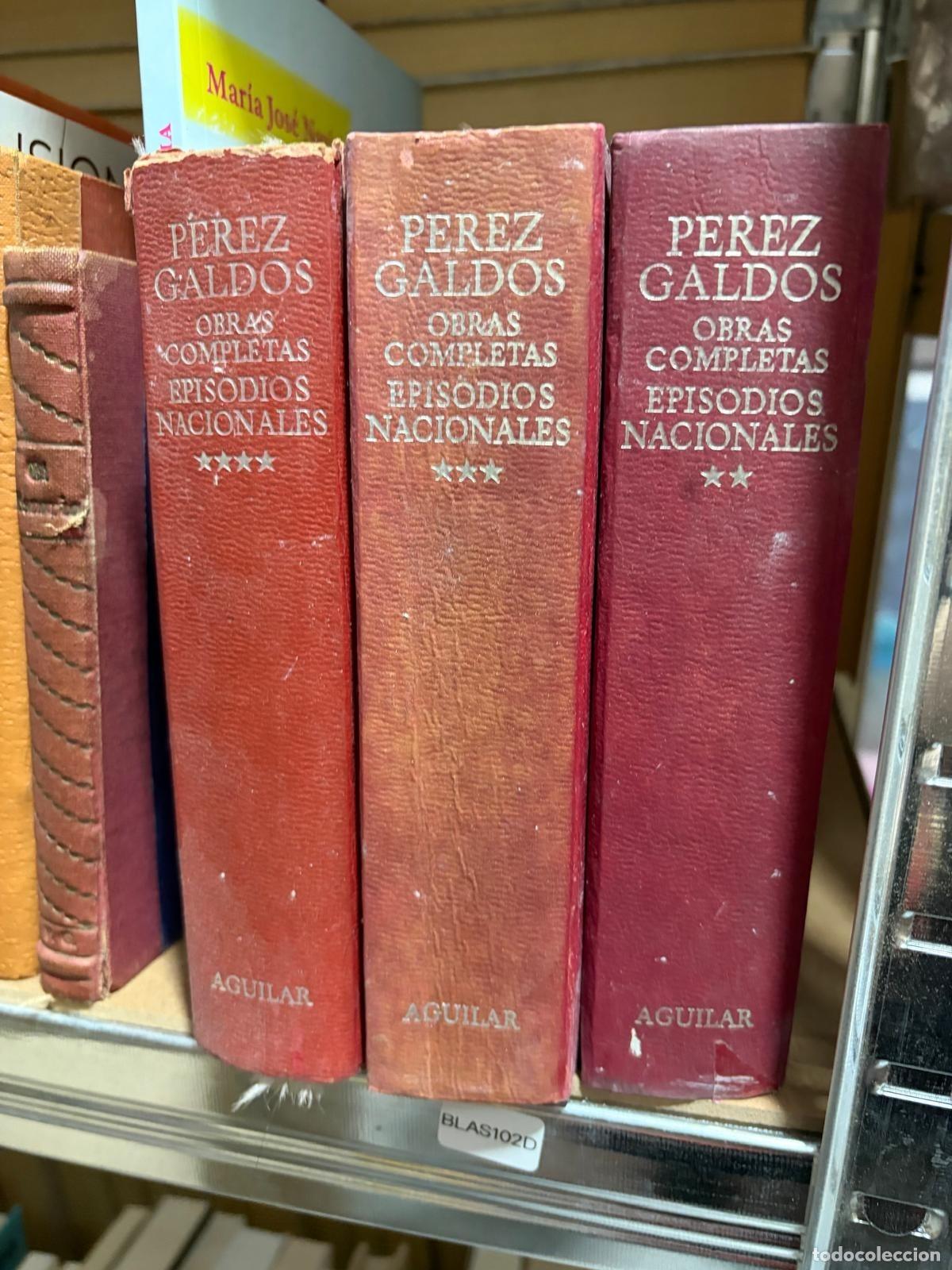 Libros de segunda mano: BLAS102D Obras completas: Episodios nacionales (3 vol&uacute;menes) BENITO PEREZ GALDOS