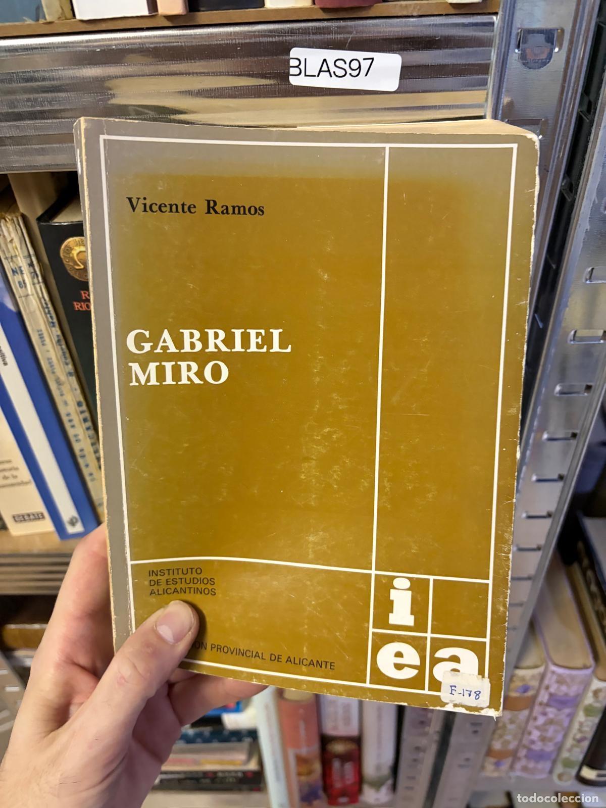 Libros de segunda mano: BLAS97 Gabriel Mir&oacute; Vicente Ramos