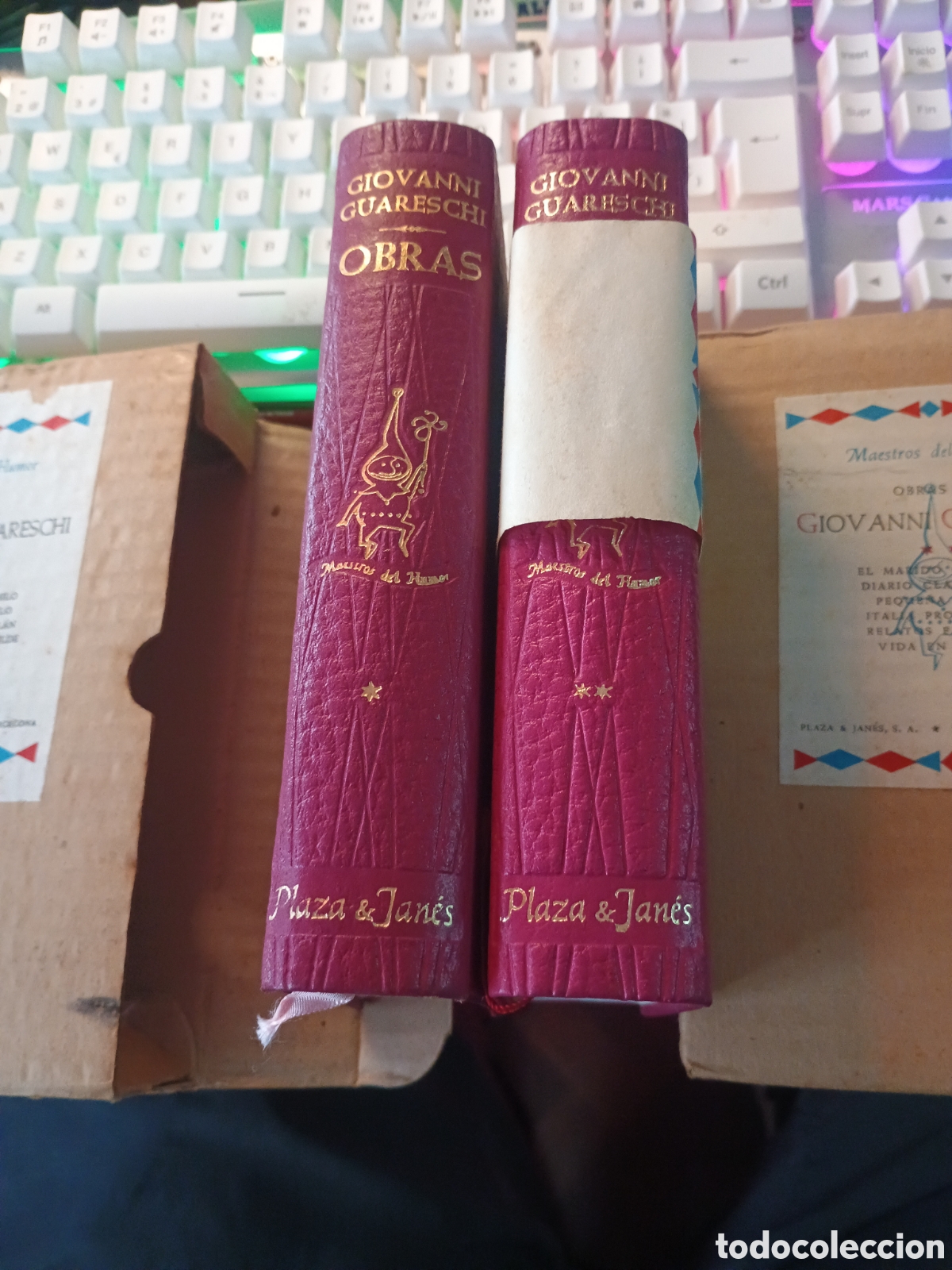 Libros de segunda mano: GUARESCHI, Giovanni. Obras de Giovanni Guareschi (2 vol.) (Maestros del Humor)