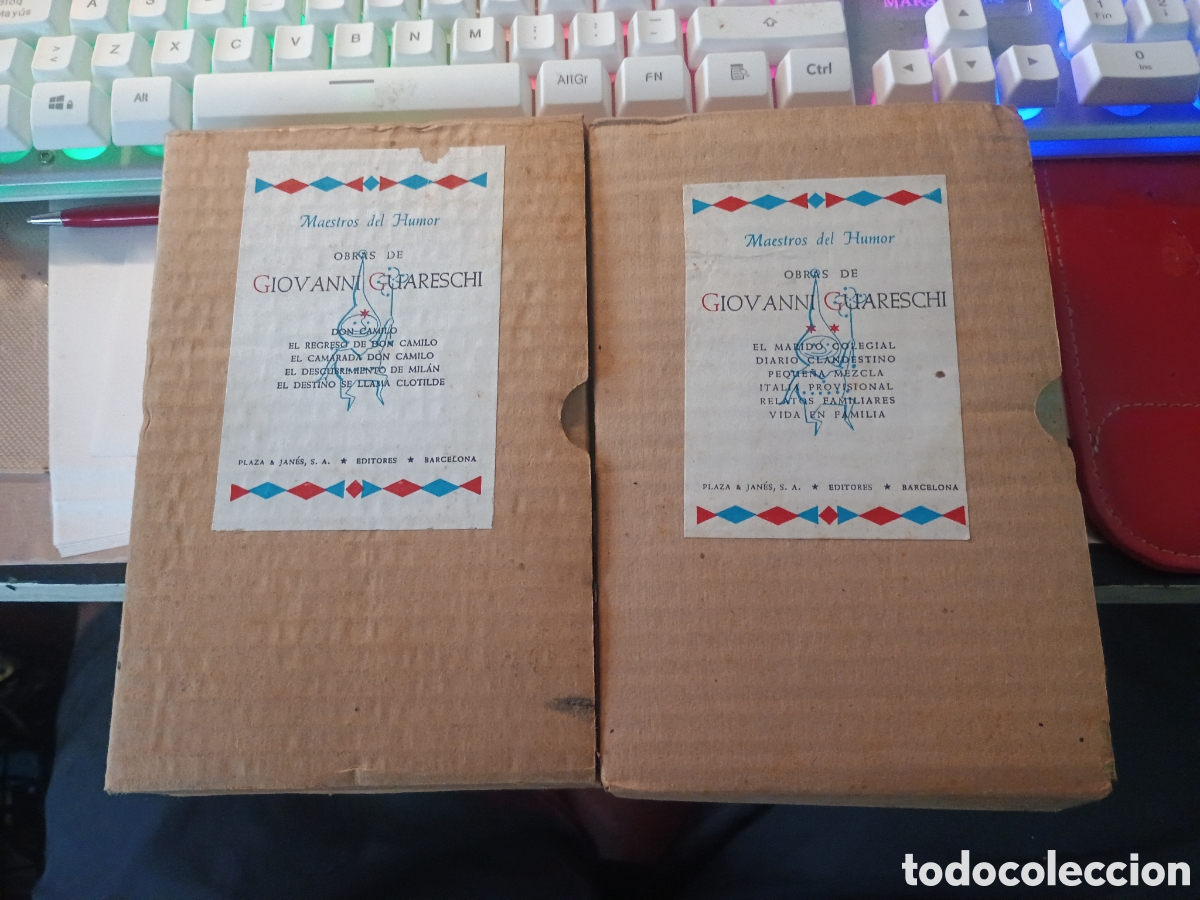 Libros de segunda mano: GUARESCHI, Giovanni. Obras de Giovanni Guareschi (2 vol.) (Maestros del Humor)