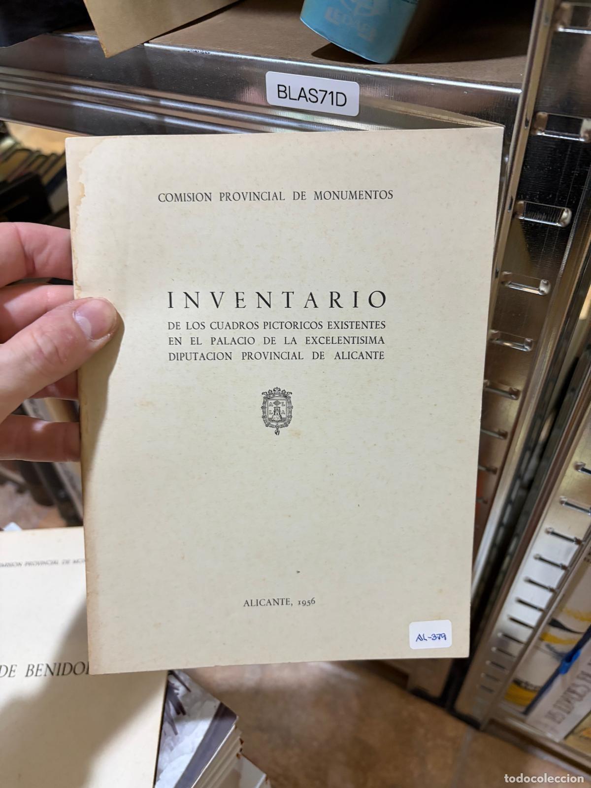 Libros de segunda mano: BLAS71D Comisi&oacute;n Provincial de Monumentos Fuero de Benidorm