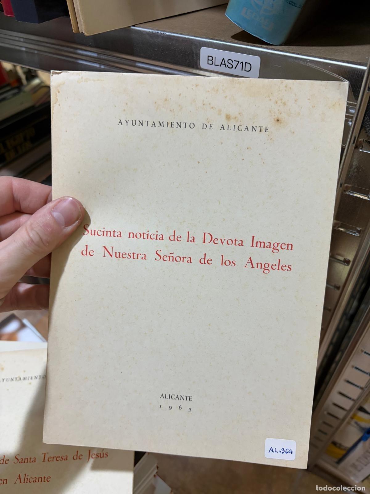 Libros de segunda mano: BLAS71D sucinta de la devota imagen de nuestra se&ntilde;ora de los angeles