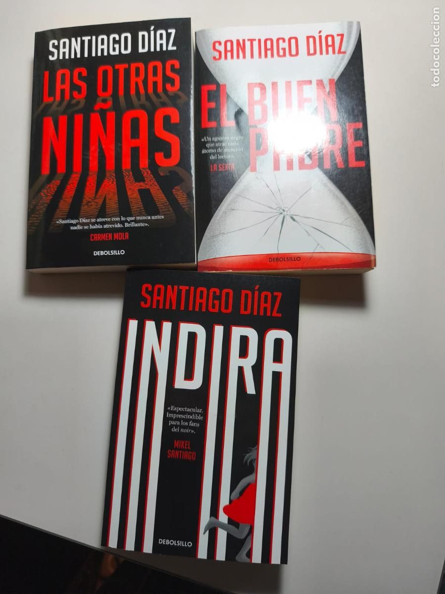 Libros de segunda mano: SANTIAGO D&Iacute;AZ. TRILOG&Iacute;A INDIRA: INDIRA; EL BUEN PADRE; LAS OTRAS NI&Ntilde;AS.