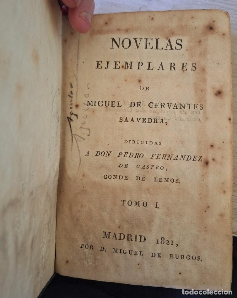 Gebrauchte B&uuml;cher: NOVELAS EJEMPLARES. DIRIGIDAS A DON PEDRO FERNANDEZ DE CASTRO, CONDE DE LEMOS. TOMO I. - CERVANTES S