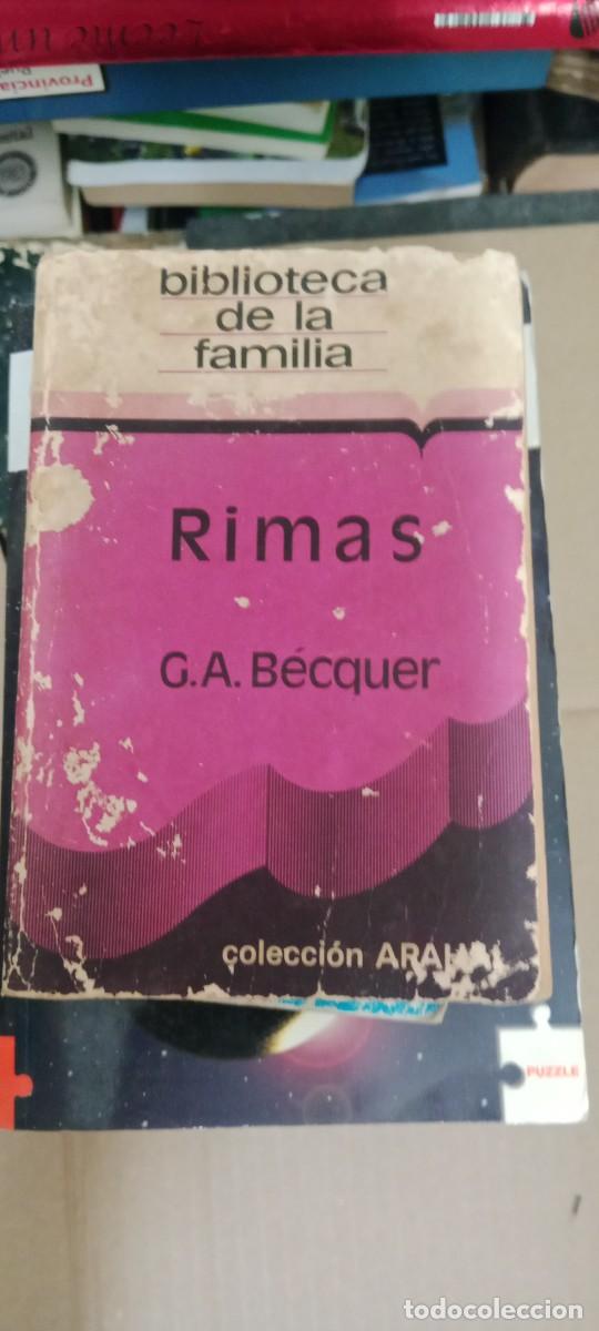 Libros de segunda mano: BIBLIOTECA DE LA FAMILIA RIMAS BECQUER LIBRO G-4