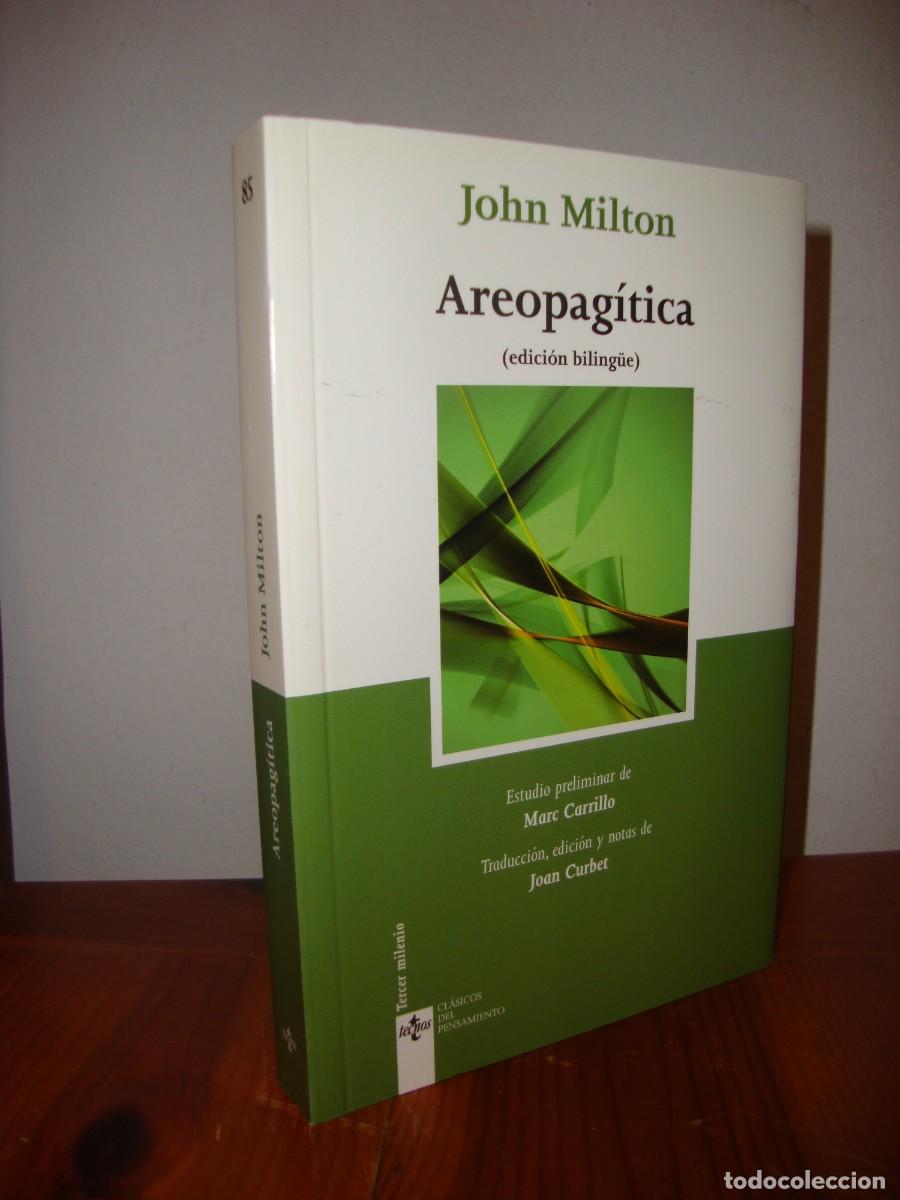 Libri di seconda mano: AREOPAGITICA (EDICION BILINGUE) (TECNOS) - JOHN MILTON / ESTUDIO PRELIMINAR DE MARC CARRILLO / TRADU