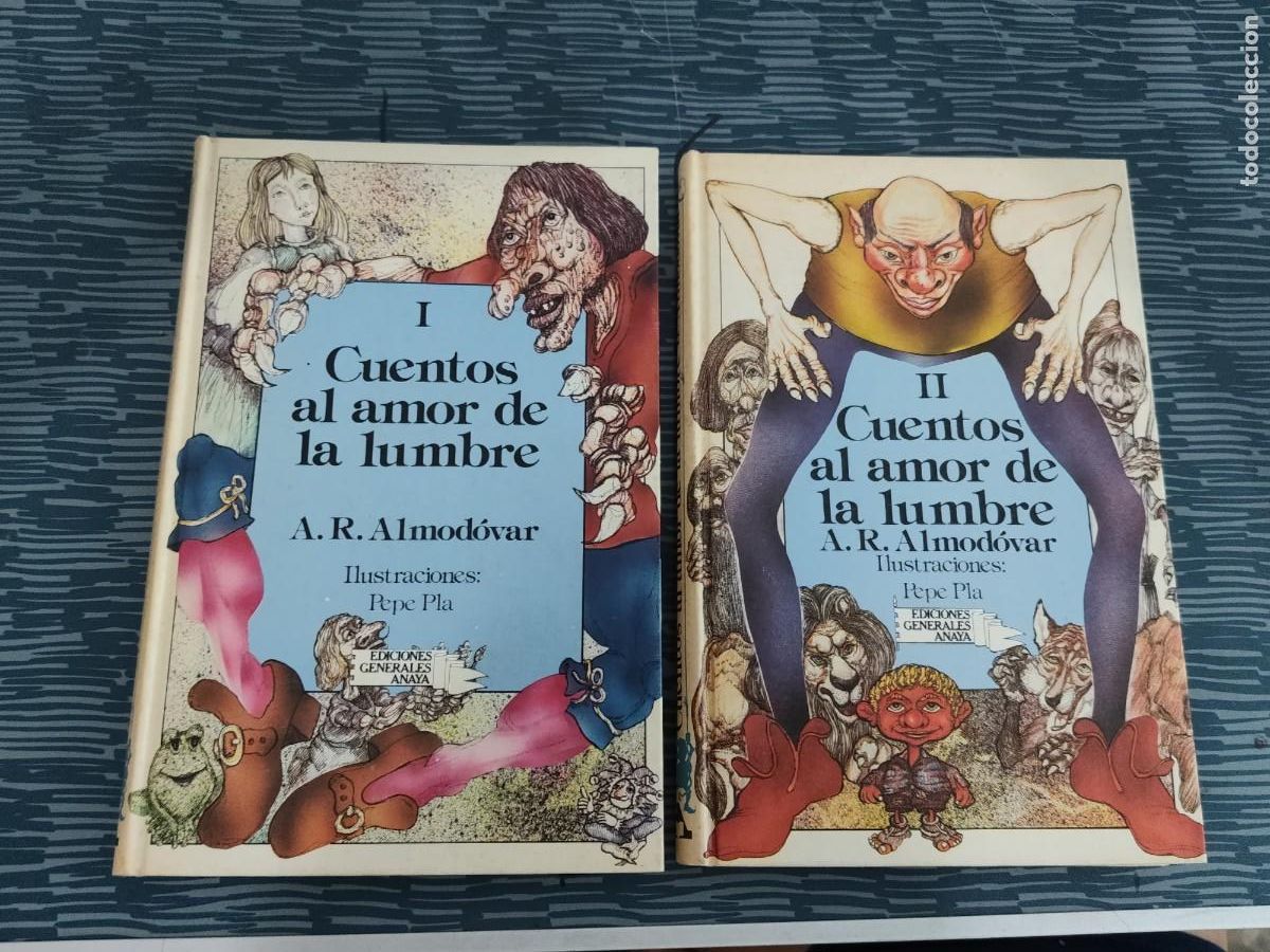 Libros de segunda mano: CUENTOS AL AMOR DE LA LUMBRE,2 TOMOS,A.R.ALMODOVAR, ANAYA EDICIONES,1984,VER FOTOS.