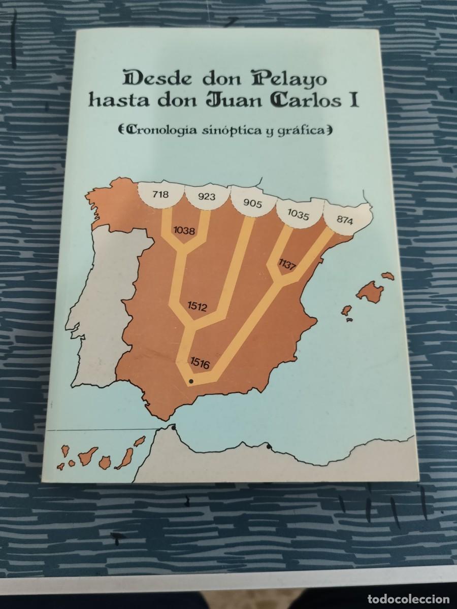 Libros de segunda mano: DESDE DON PELAYO HASTA JUAN CARLOS I, PEDRO DE FELIPE DEL REY,1979,116 P&Aacute;GINAS.