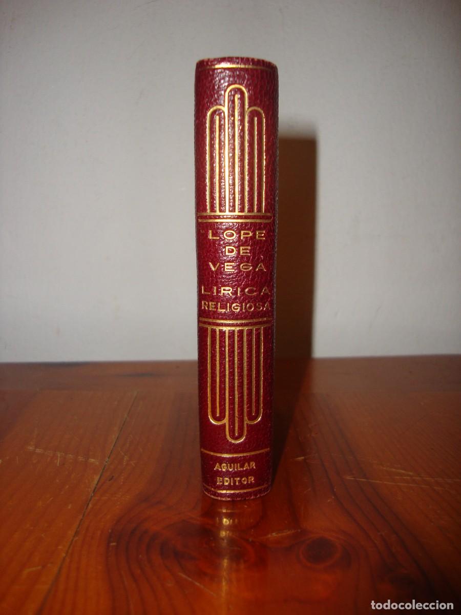 Libri di seconda mano: LIRICA RELIGIOSA (AGUILAR) - LOPE DE VEGA / SELECCION Y PROLOGO DEL PADRE FELIX GARCIA, AGUSTINO
