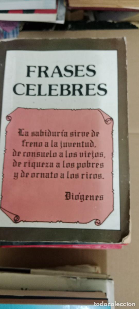 Libros de segunda mano: FRASES CELEBRES LIBRO CC-MAZ