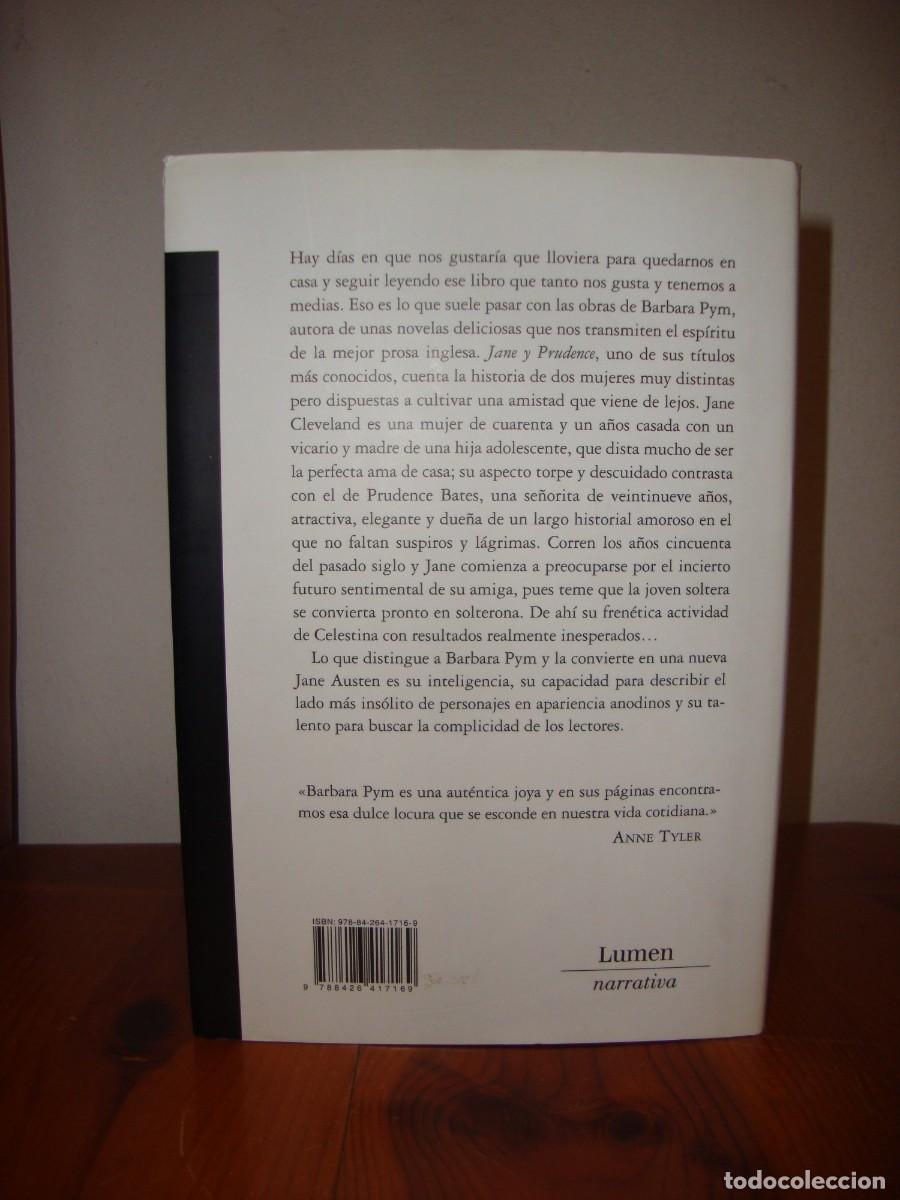 Libros de segunda mano: JANE Y PRUDENCE (LUMEN) - BARBARA PYM - Foto 3