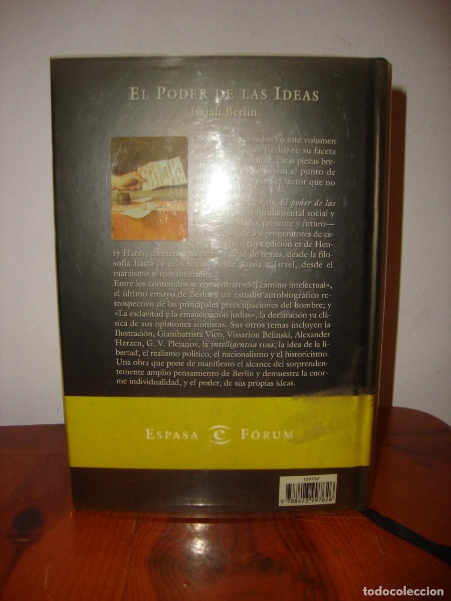 Libros de segunda mano: EL PODER DE LAS IDEAS (ESPASA) - ISAIAH BERLIN - Foto 3