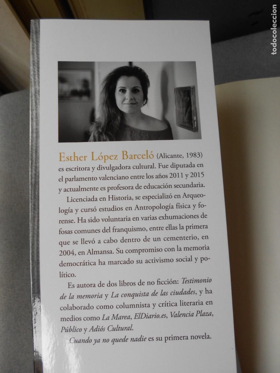 Libros de segunda mano: CUANDO YA NO QUEDE NADIE - Foto 2