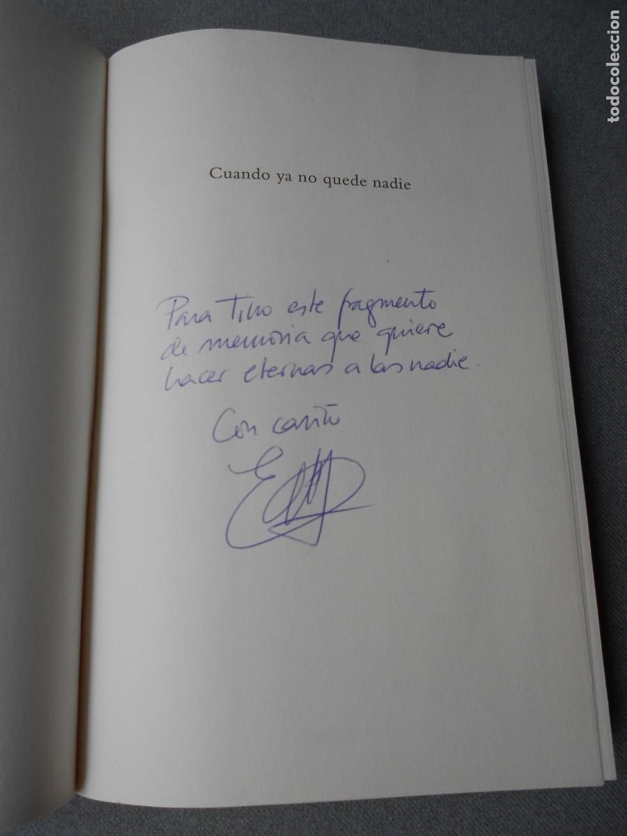 Libros de segunda mano: CUANDO YA NO QUEDE NADIE - Foto 3