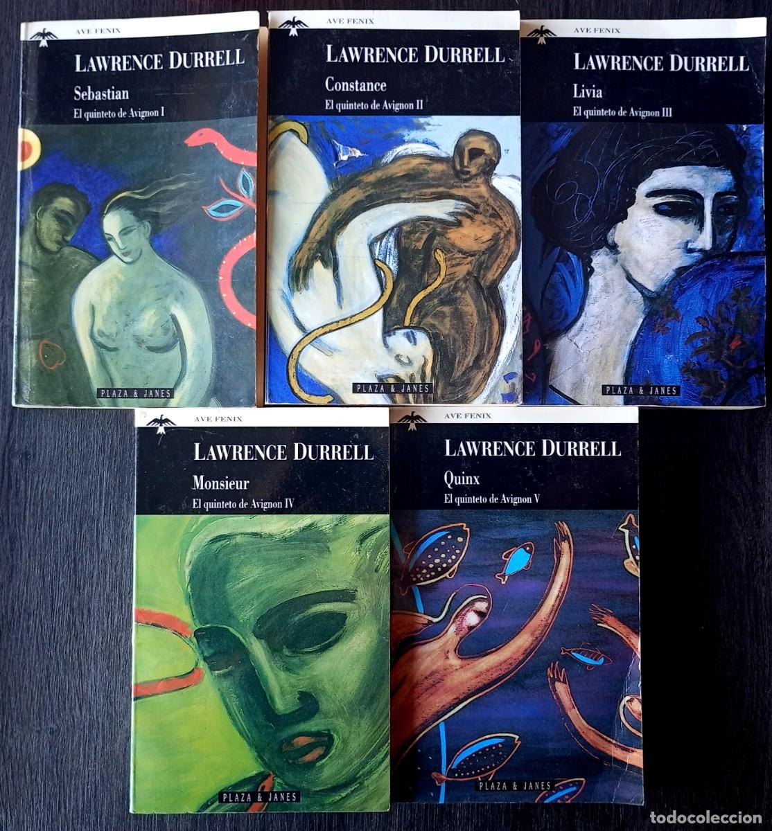 Livros em segunda m&atilde;o: Lawrence Durrell . El quinteto de Avignon . Obra completa