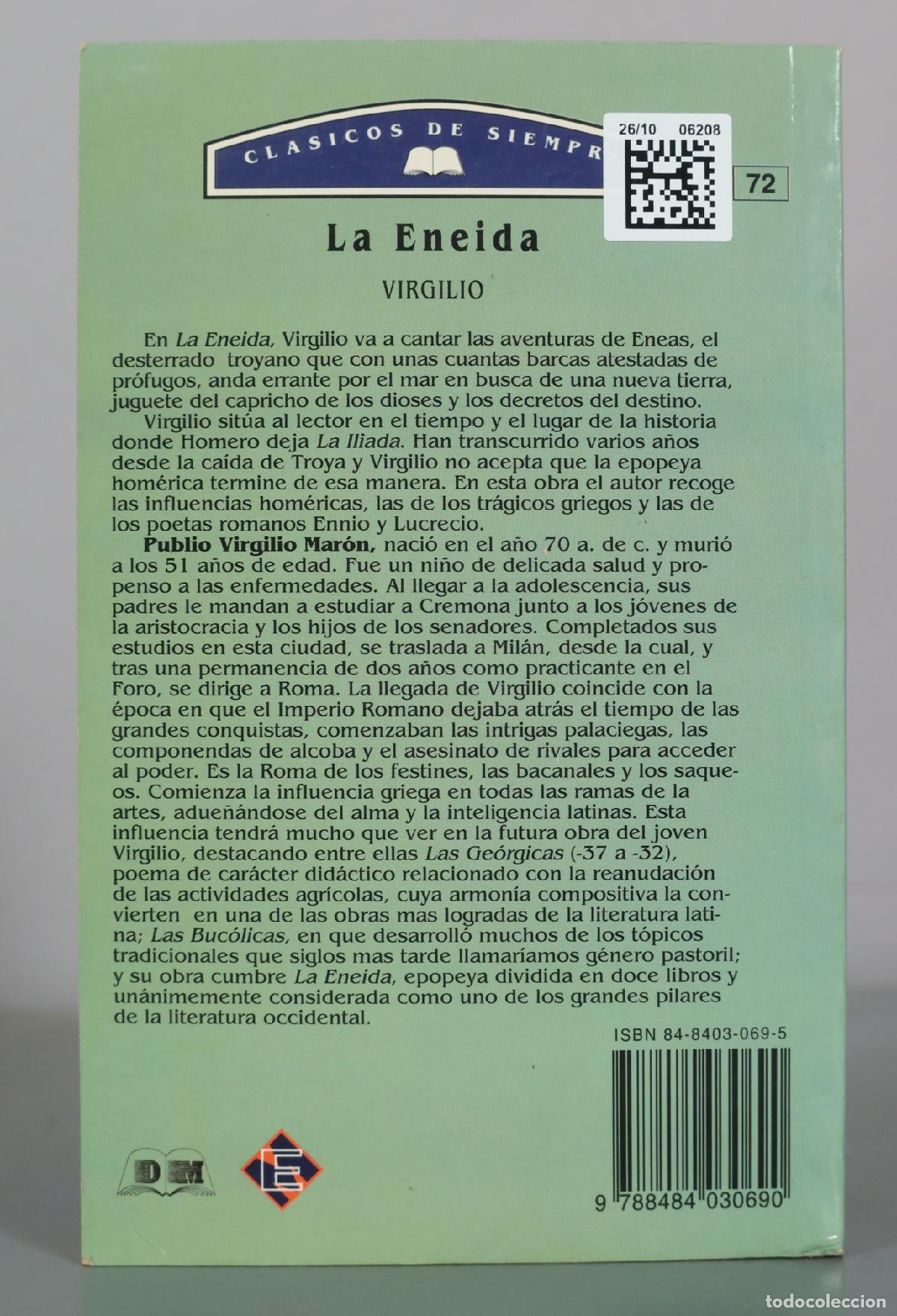 Libros de segunda mano: La Eneida - Virgilio - Foto 2