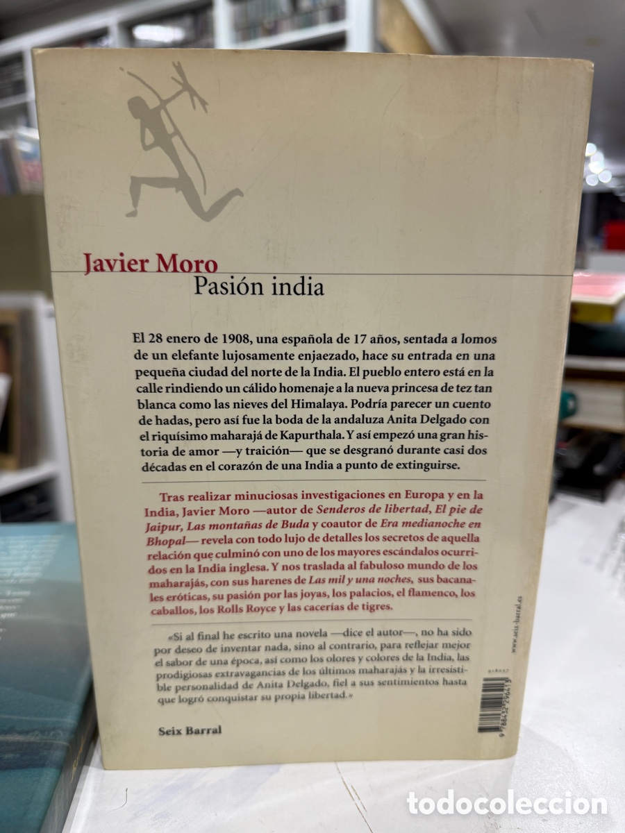 Libros de segunda mano: Javier Moro - Pasi&oacute;n india - Foto 2