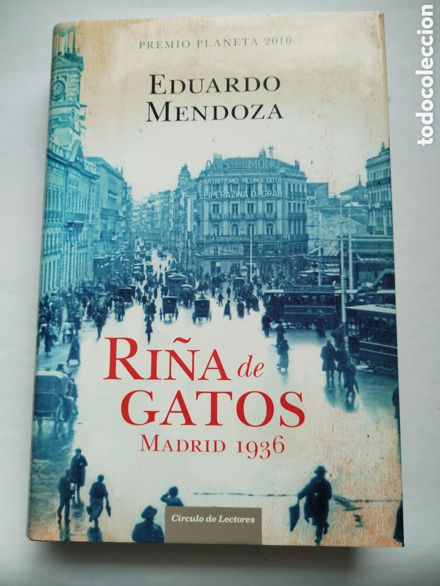 Libros de segunda mano: RI&Ntilde;A DE GATOS MADRID 1936/EDUARDO MENDOZA