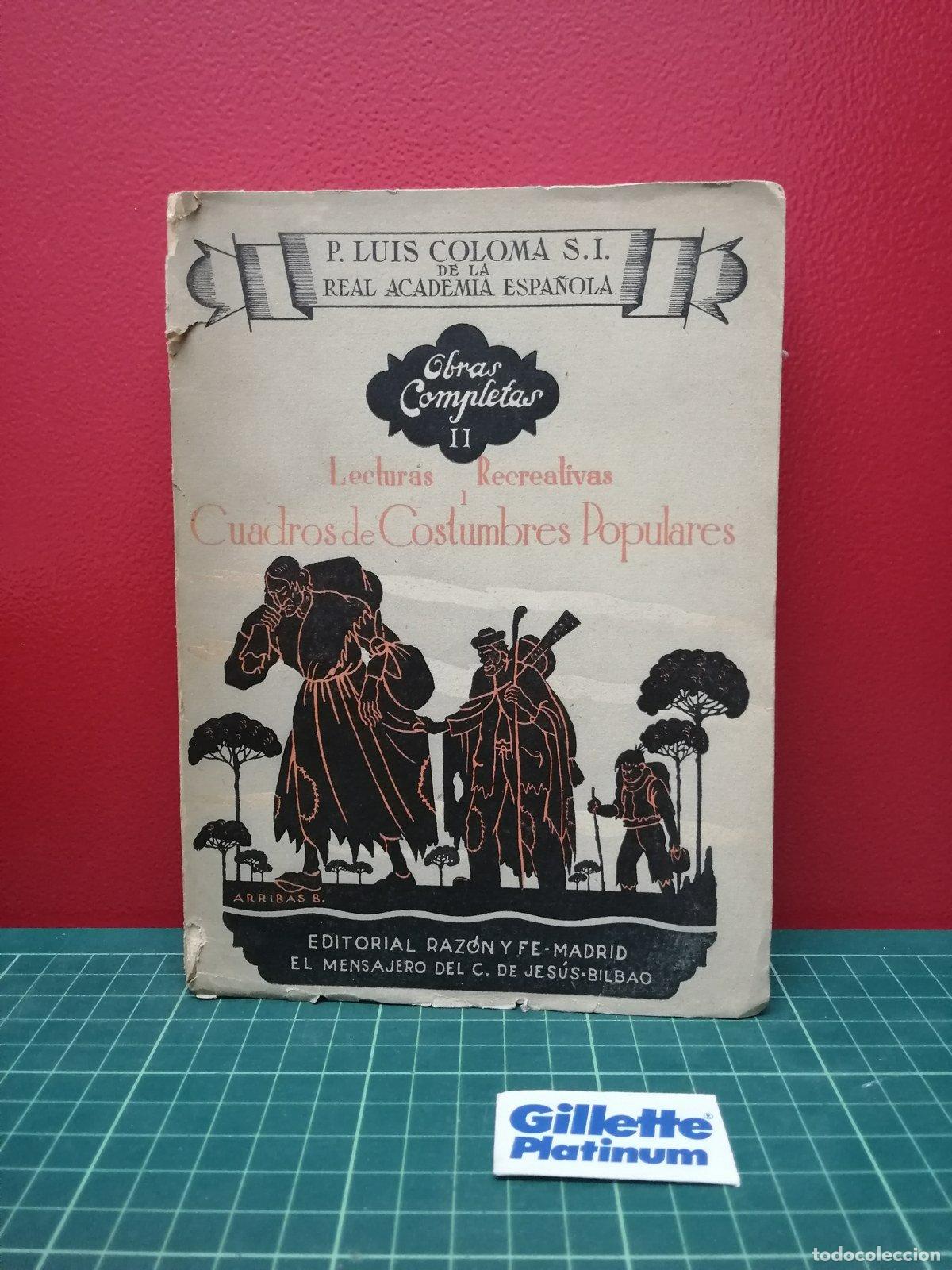 Libros de segunda mano: Cuadros de costumbres populares - Padre Luis Coloma